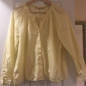 loft baby yellow blouse